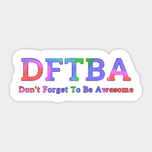 DFTBA Sticker